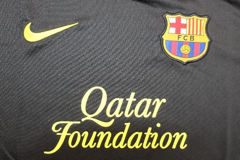 AAA(Thailand) Barcelona 2011/12 Away Long Sleeve Retro Soccer Jersey