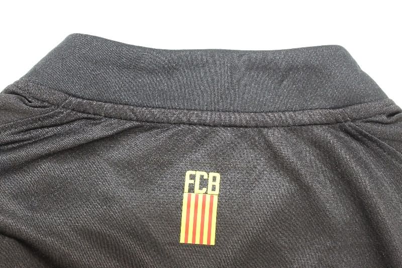 AAA(Thailand) Barcelona 2011/12 Away Long Sleeve Retro Soccer Jersey
