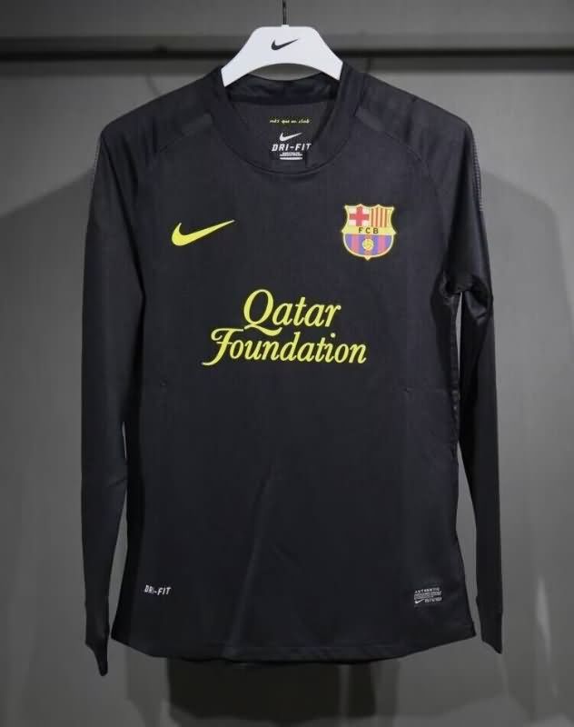 AAA(Thailand) Barcelona 2011/12 Away Retro Long Sleeve Soccer Jersey (Player)