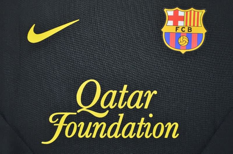 AAA(Thailand) Barcelona 2011/12 Away Retro Long Sleeve Soccer Jersey (Player)