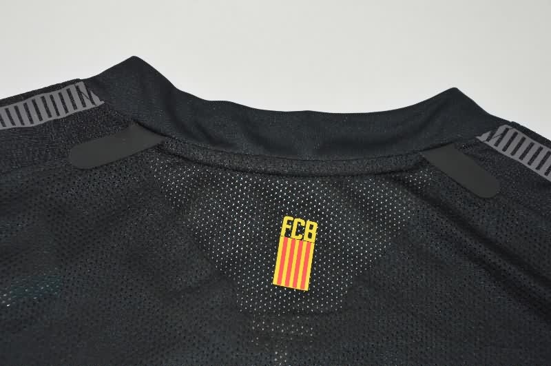 AAA(Thailand) Barcelona 2011/12 Away Retro Long Sleeve Soccer Jersey (Player)