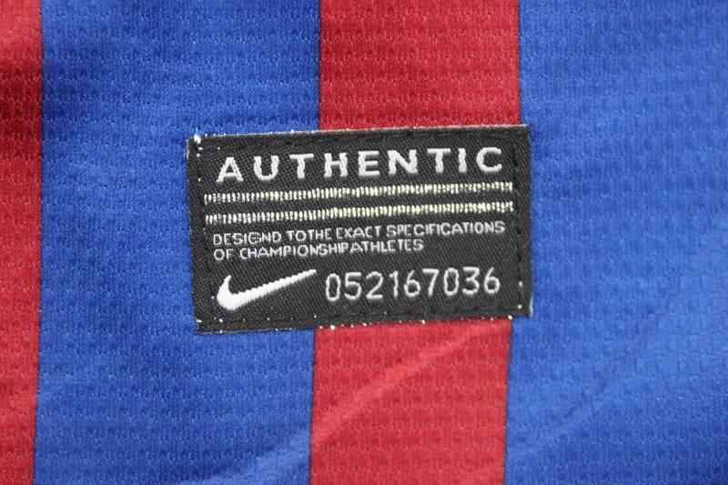 AAA(Thailand) Barcelona 2011/12 Home Long Slevee Retro Soccer Jersey