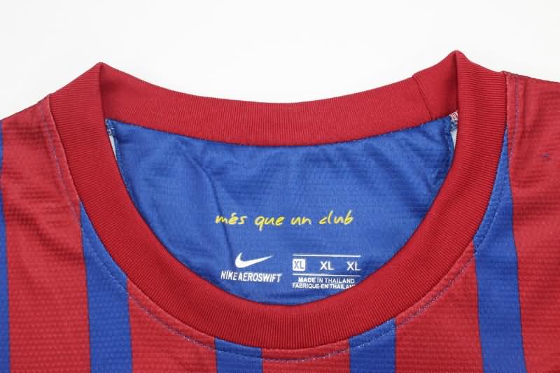 AAA(Thailand) Barcelona 2011/12 Home Long Slevee Retro Soccer Jersey