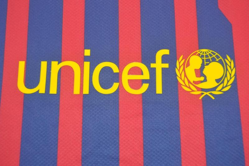 AAA(Thailand) Barcelona 2011/12 Home Retro Jersey(L/S Player)