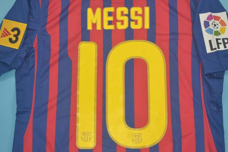 AAA(Thailand) Barcelona 2011/12 Home Retro Jersey(L/S Player)