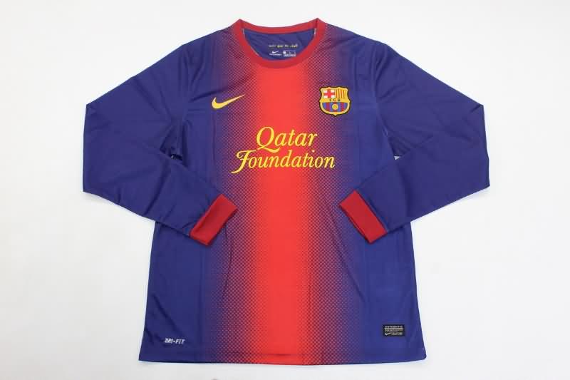 AAA(Thailand) Barcelona 2012/13 Home Long Slevee Retro Soccer Jersey