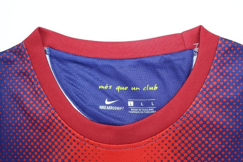 AAA(Thailand) Barcelona 2012/13 Home Long Slevee Retro Soccer Jersey