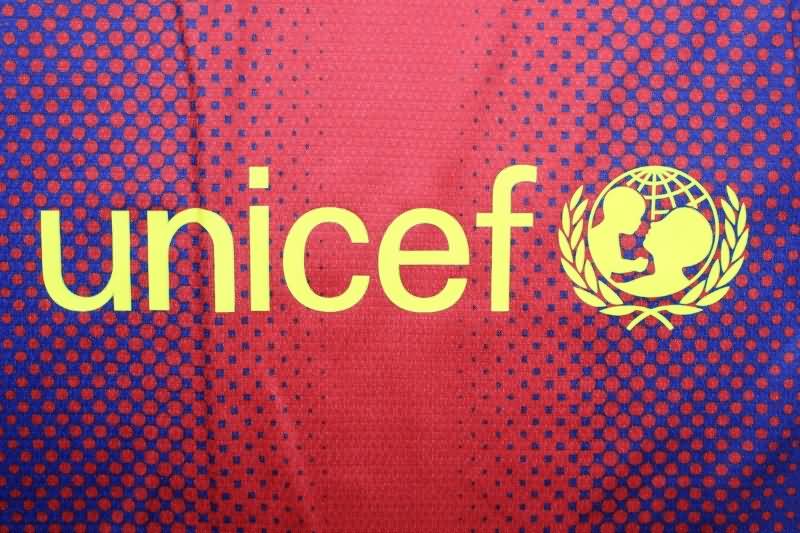 AAA(Thailand) Barcelona 2012/13 Home Long Slevee Retro Soccer Jersey