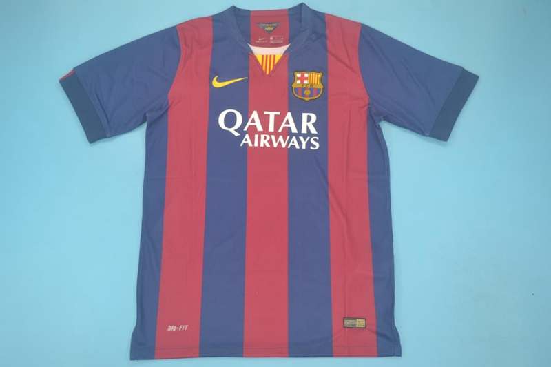 AAA(Thailand) Barcelona 2014/15 Home Retro Soccer Jersey