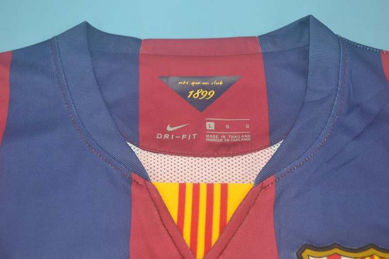 AAA(Thailand) Barcelona 2014/15 Home Retro Soccer Jersey