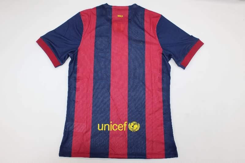 AAA(Thailand) Barcelona 2014/15 Home Retro Soccer Jersey(Player)