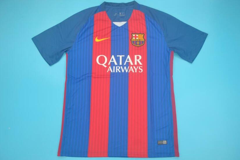 AAA(Thailand) Barcelona 2016/17 Home Retro Soccer Jersey