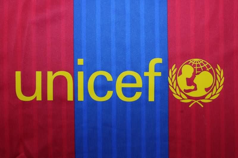 AAA(Thailand) Barcelona 2016/17 Home Long Sleeve Retro Soccer Jersey