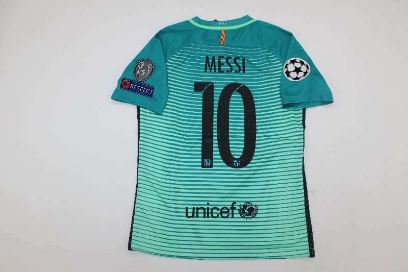 AAA(Thailand) Barcelona 2016/17 Third Retro Soccer Jersey