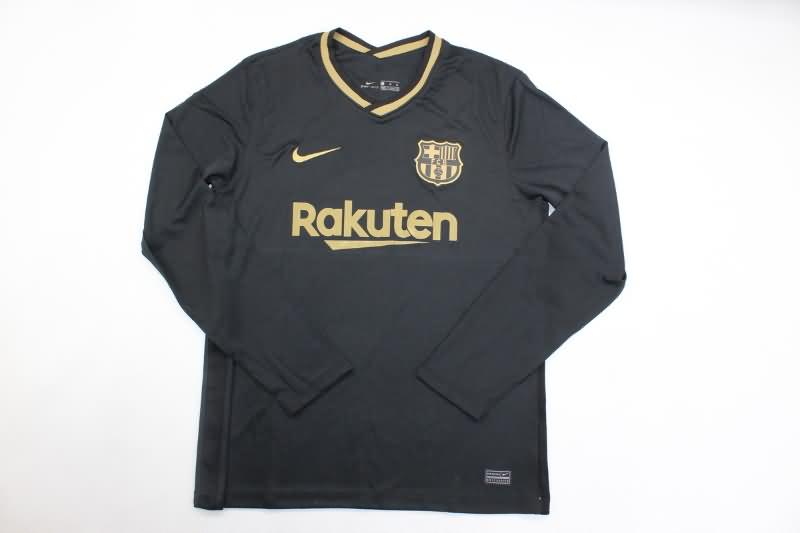 AAA(Thailand) Barcelona 2020/21 Away Long Sleeve Retro Soccer Jersey