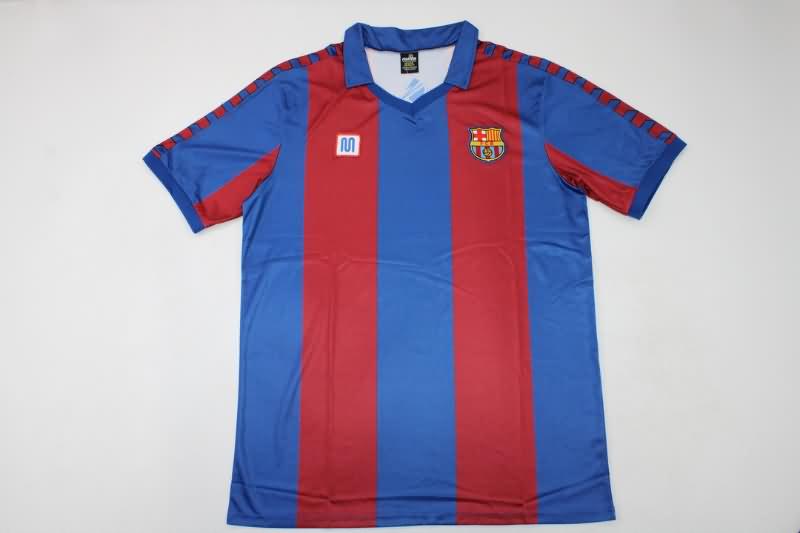 AAA(Thailand) Barcelona 1980/82 Home Retro Soccer Jersey