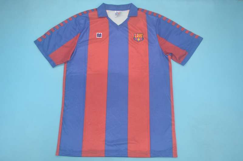 AAA(Thailand) Barcelona 1982/84 Home Retro Soccer Jersey