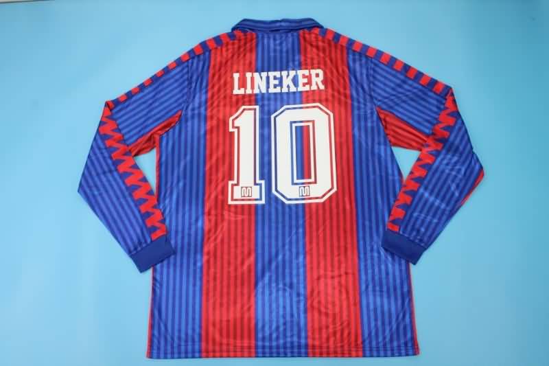 AAA(Thailand) Barcelona 1989/92 Home Long Retro Soccer Jersey