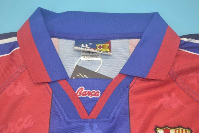 AAA(Thailand) Barcelona 1995/97 Home Retro Soccer Jersey(L/S)