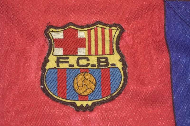 AAA(Thailand) Barcelona 1995/97 Home Retro Soccer Jersey(L/S)