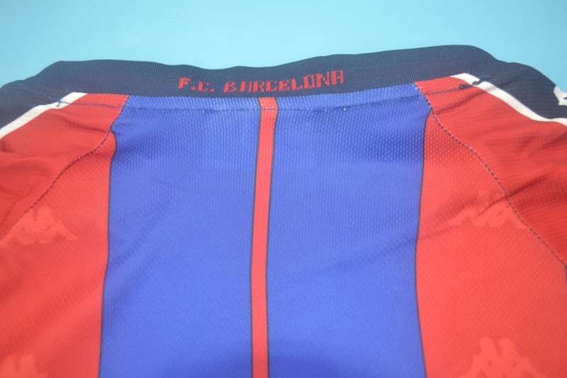 AAA(Thailand) Barcelona 1997/98 Home Retro Soccer Jersey