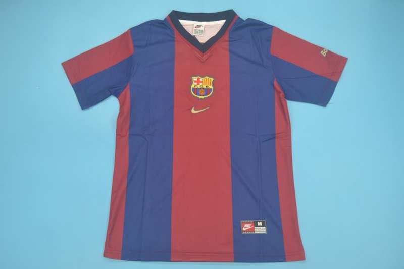 AAA(Thailand) Barcelona 1998/99 Home Retro Soccer Jersey