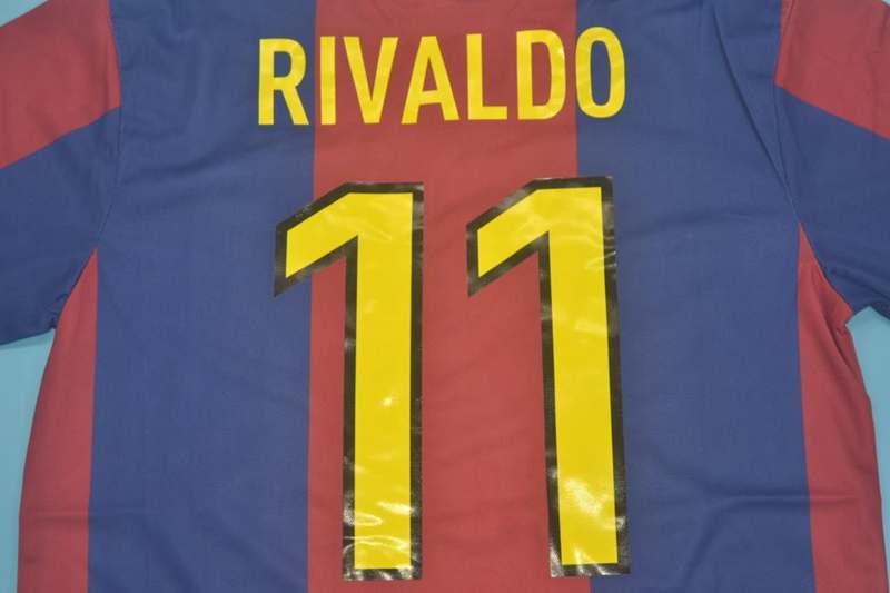 AAA(Thailand) Barcelona 1998/99 Home Retro Soccer Jersey