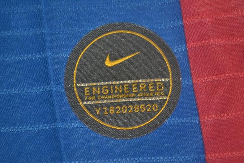 AAA(Thailand) Barcelona 1998/99 Home Retro Soccer Jersey(Player)