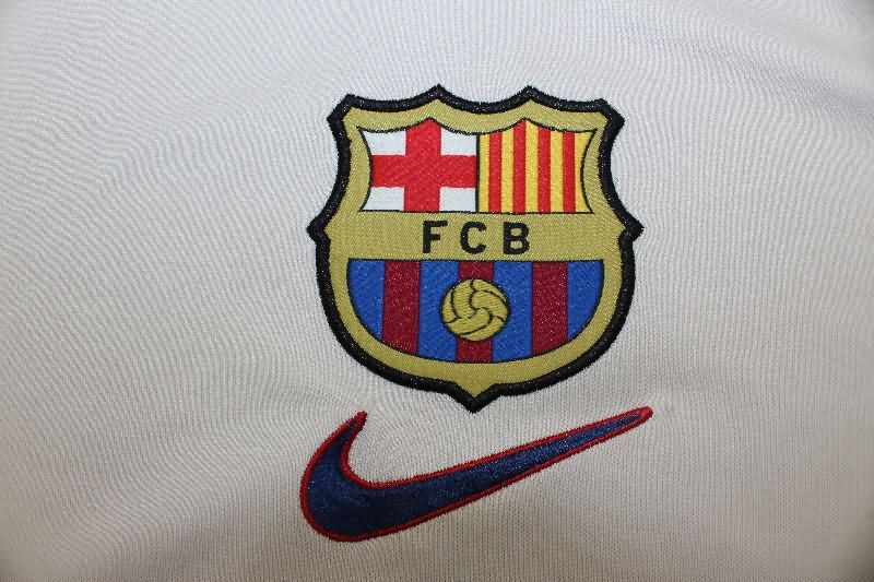 AAA(Thailand) Barcelona 1999/2000 Away Long Sleeve Retro Soccer Jersey