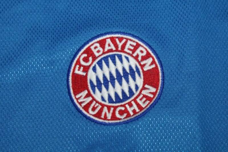 AAA(Thailand) Bayern Munich 2002/03 Goalkeeper Black Blue Long Retro Soccer Jersey