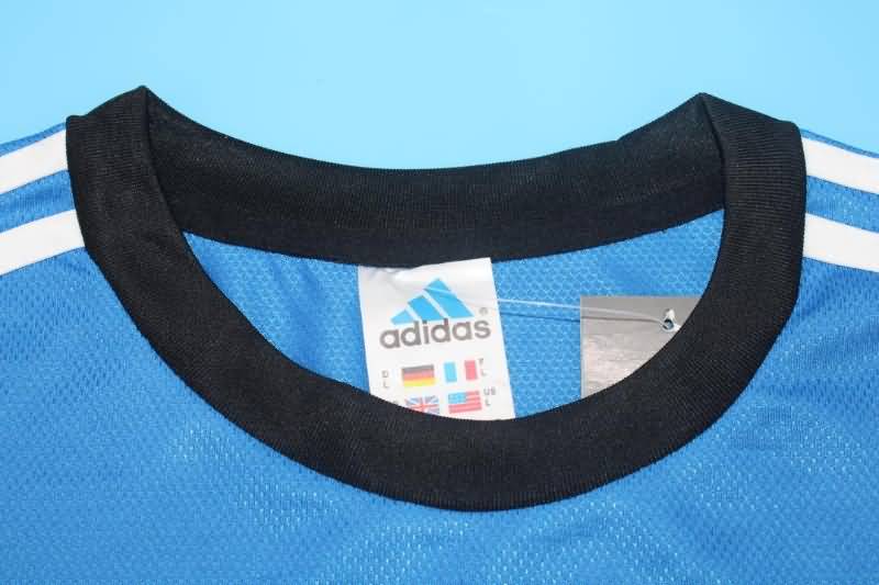 AAA(Thailand) Bayern Munich 2002/03 Goalkeeper Black Blue Long Retro Soccer Jersey