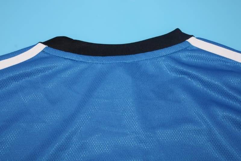 AAA(Thailand) Bayern Munich 2002/03 Goalkeeper Black Blue Long Retro Soccer Jersey