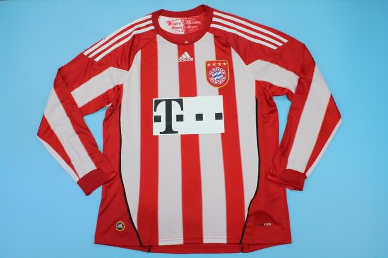 AAA(Thailand) Bayern Munich 2010/11 Home Retro Soccer Jersey(L/S)