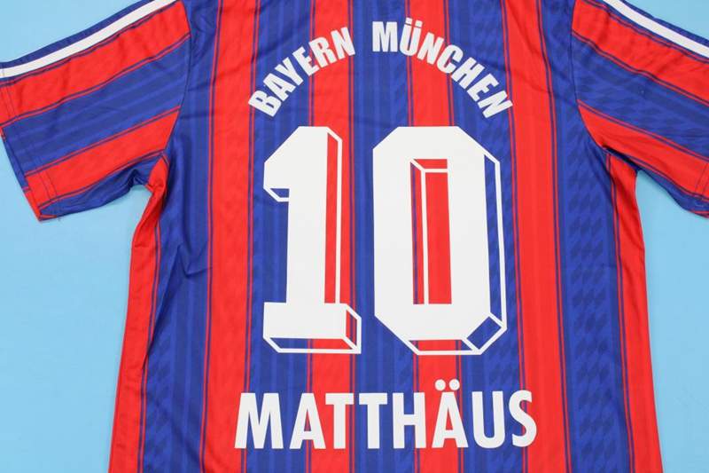 AAA(Thailand) Bayern Munich 1995/97 Home Retro Soccer Jersey