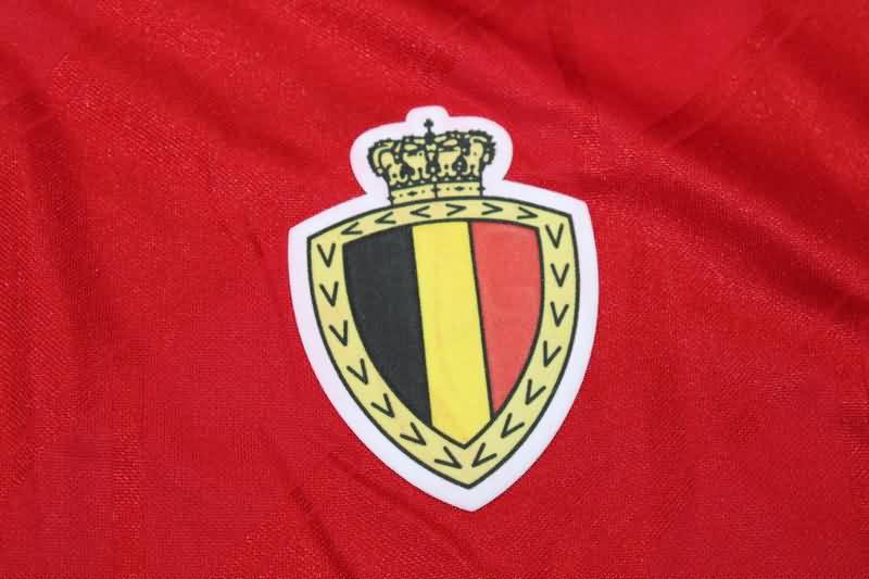 AAA(Thailand) Belgium 1986 Home Retro Soccer Jersey
