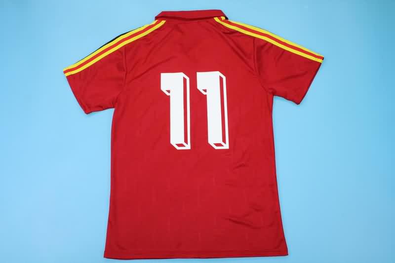 AAA(Thailand) Belgium 1986 Home Retro Soccer Jersey