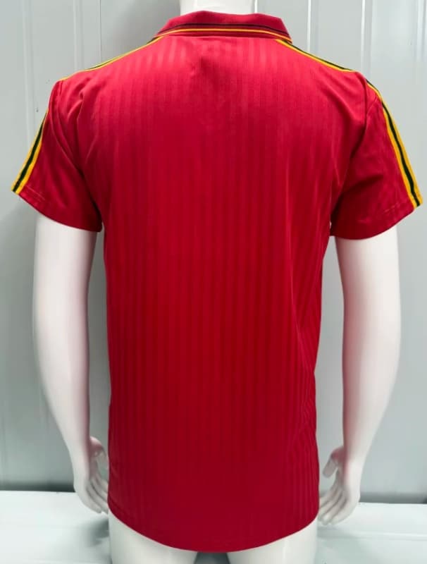 AAA(Thailand) Belgium 1990 Home Retro Soccer Jersey
