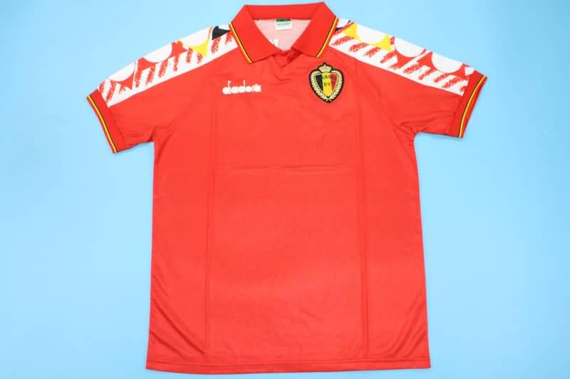 AAA(Thailand) Belgium 1995 Home Retro Soccer Jersey