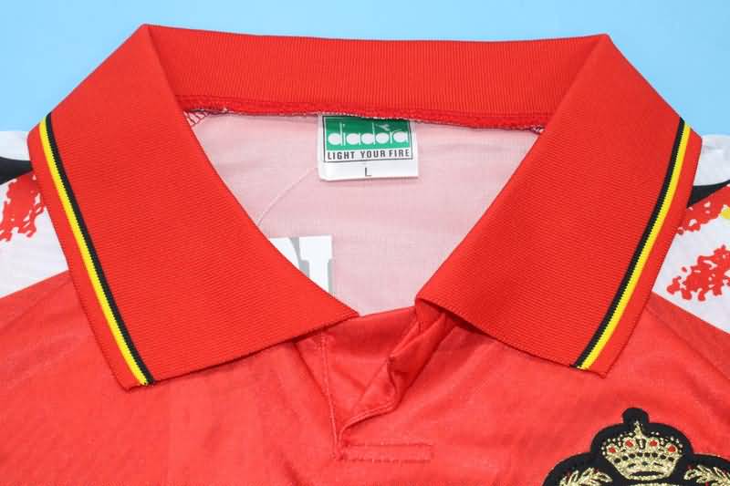 AAA(Thailand) Belgium 1995 Home Retro Soccer Jersey