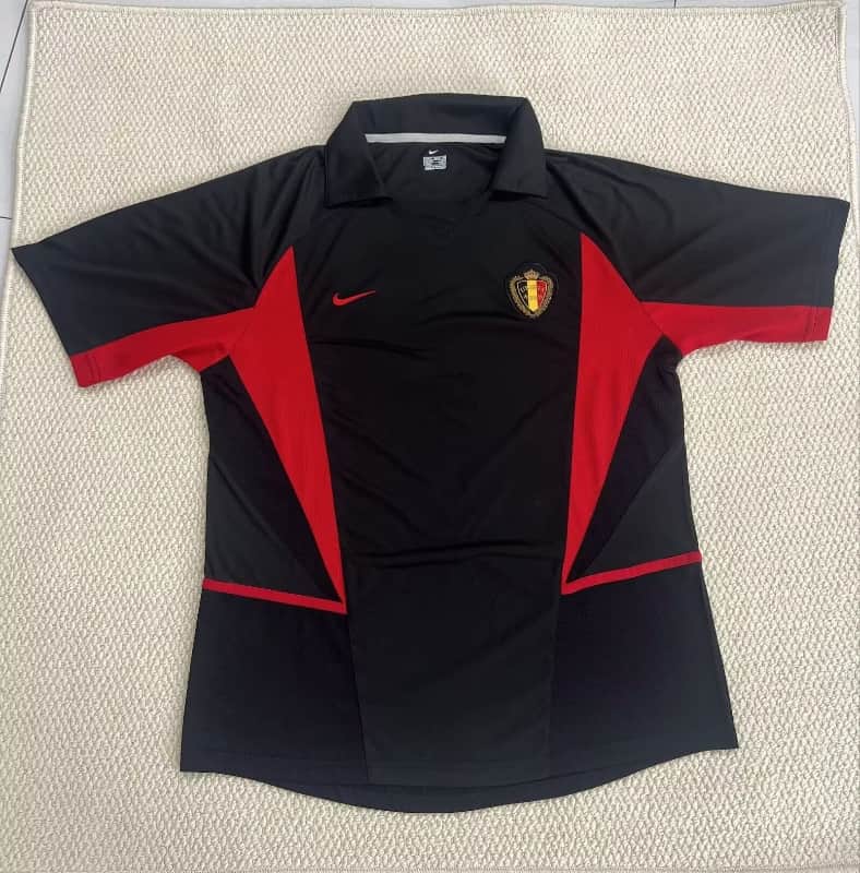 AAA(Thailand) Belgium 2002 Away Retro Soccer Jersey