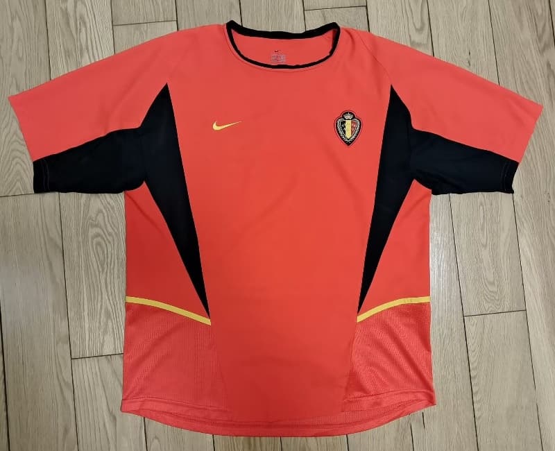 AAA(Thailand) Belgium 2002 Home Retro Soccer Jersey
