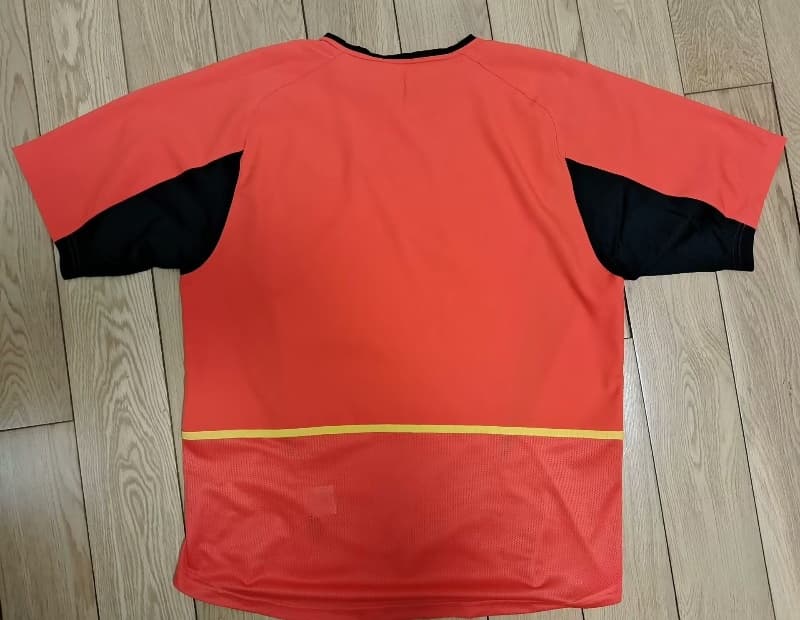 AAA(Thailand) Belgium 2002 Home Retro Soccer Jersey