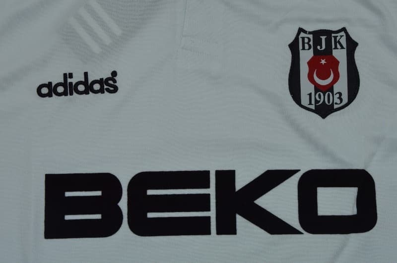 AAA(Thailand) Besiktas 1996/97 Home Retro Soccer Jersey