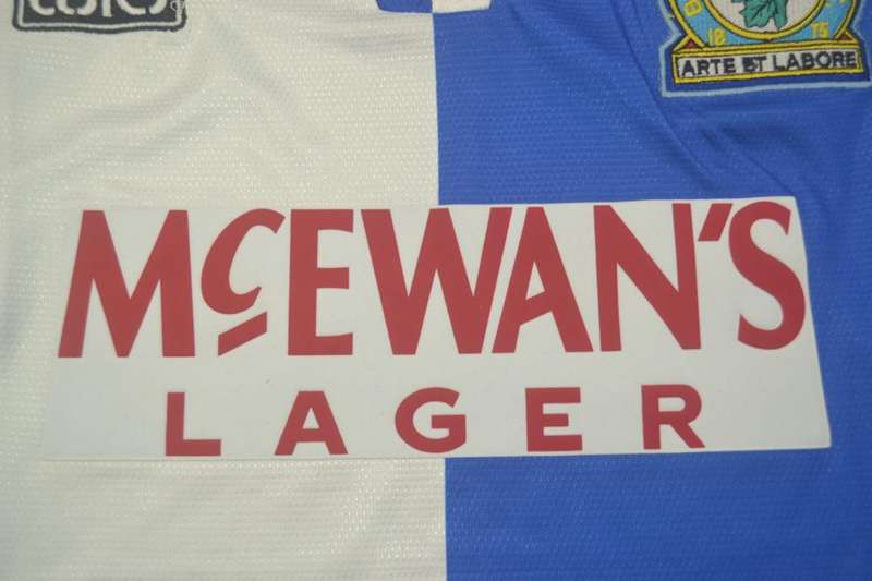 AAA(Thailand) Blackburn 1994/95 Home Retro Soccer Jersey