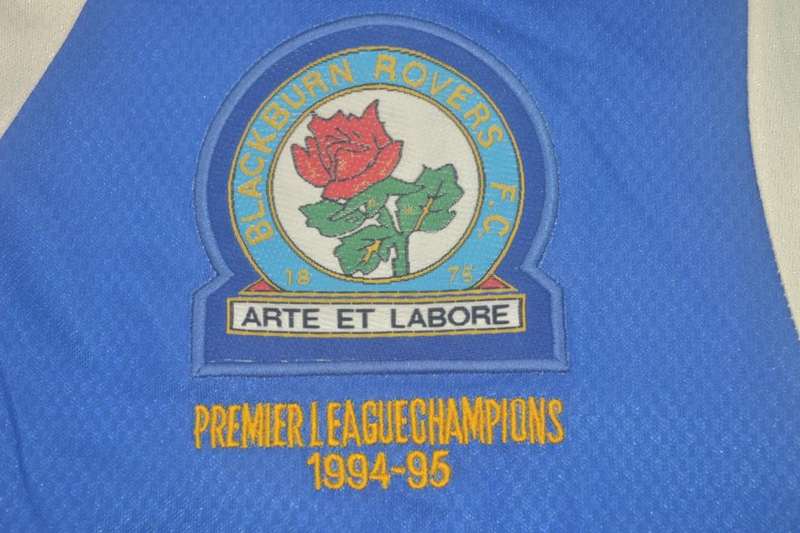 AAA(Thailand) Blackburn 1995/96 Home Retro Soccer Jersey