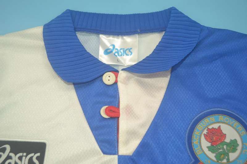 AAA(Thailand) Blackburn 1995/96 Home Retro Soccer Jersey