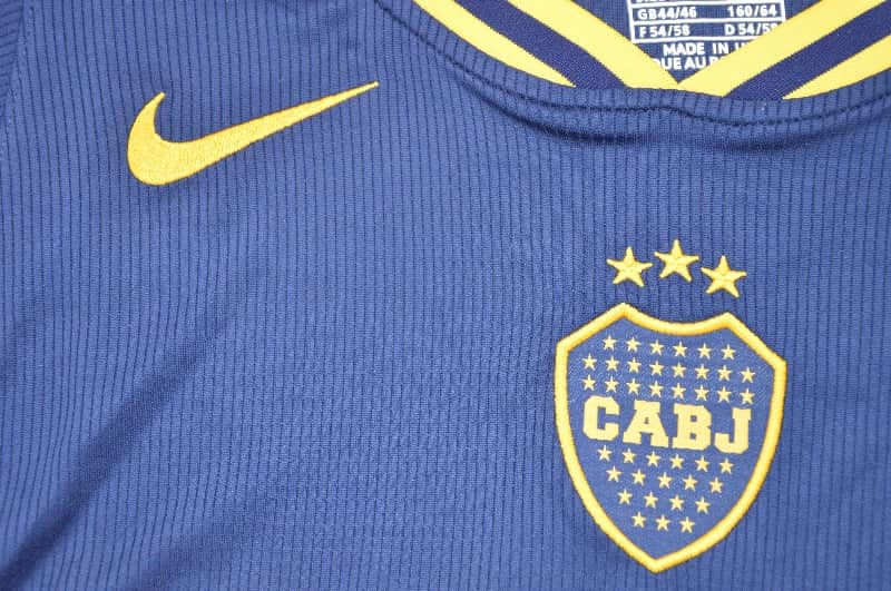 AAA(Thailand) Boca Juniors 2006/07 Home Retro Long Sleeve Soccer Jersey