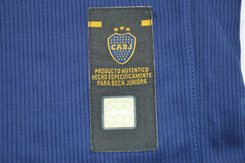 AAA(Thailand) Boca Juniors 2006/07 Home Retro Long Sleeve Soccer Jersey
