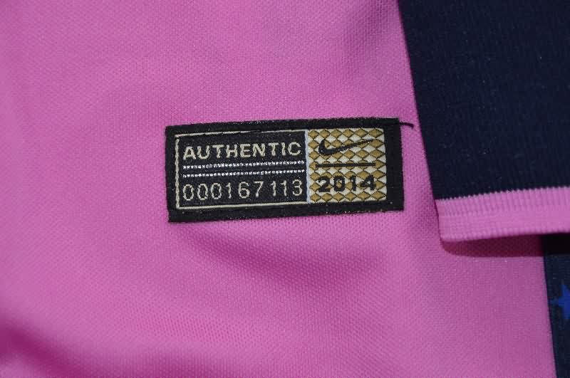 AAA(Thailand) Boca Juniors 2013/14 Away Retro Long Sleeve Soccer Jersey