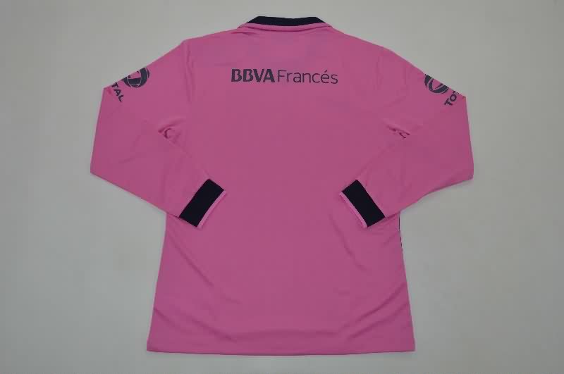 AAA(Thailand) Boca Juniors 2013/14 Away Retro Long Sleeve Soccer Jersey